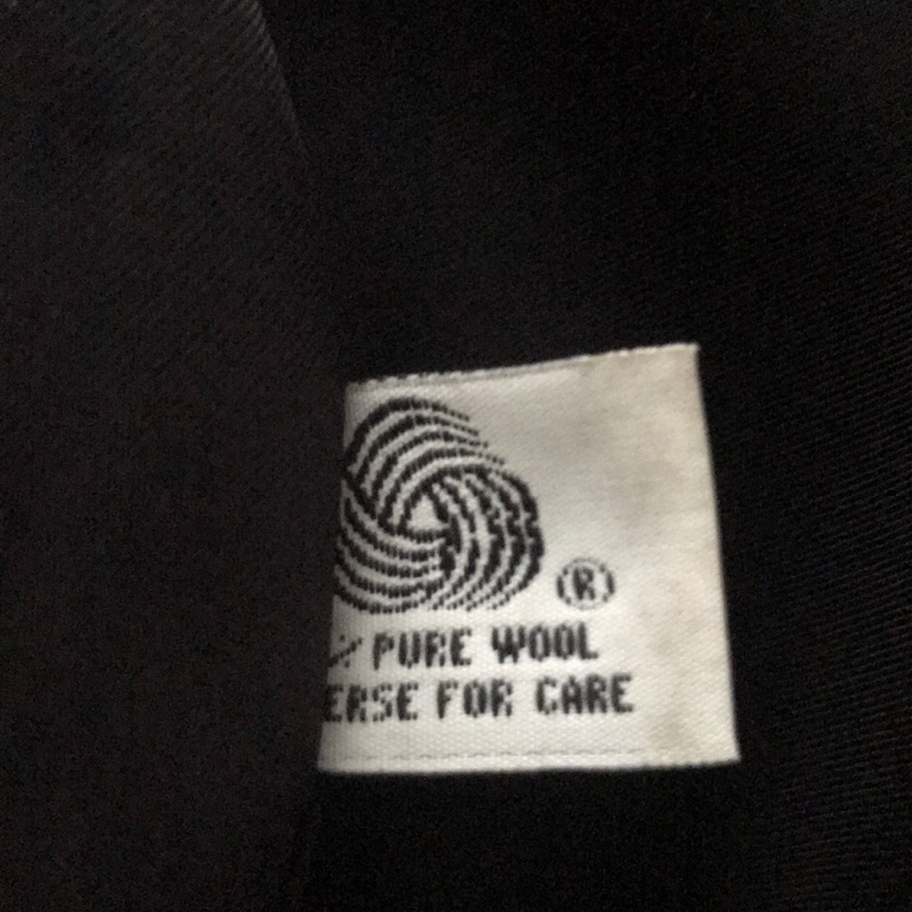 Jones of New York long black wool coat - Picture 8 of 9